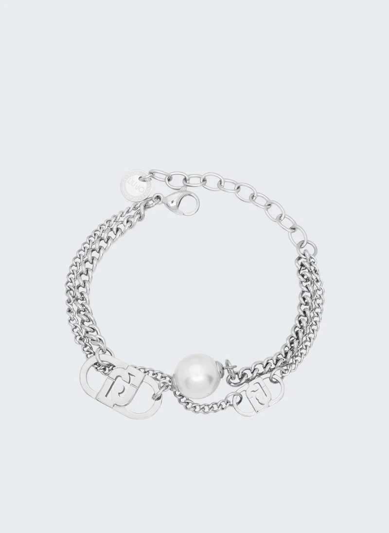 ليو جو سوار مزدوج مزيّن باللؤلؤ