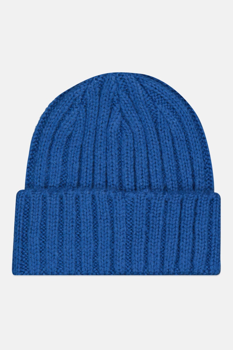 Hurley Men Embroidered Logo Beanie Hat, Blue - Image 2