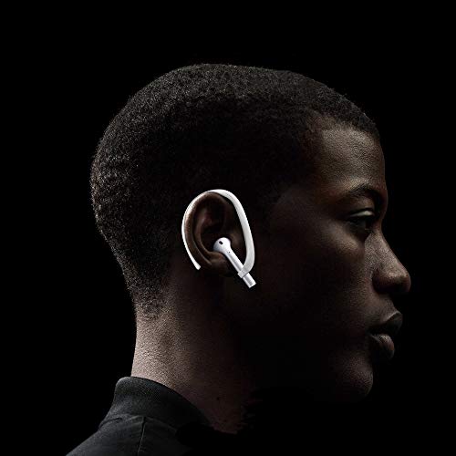 ICARERSPACE AirPods Ear Hooks Compatible with Apple AirPods 1, 2, 3, 4, Pro, Pro 2, ICARERSPACE Anti-Slip Sports Ear Hooks for AirPods 1, 2, 3, 4, Pro, Pro 2 - White - Image 2