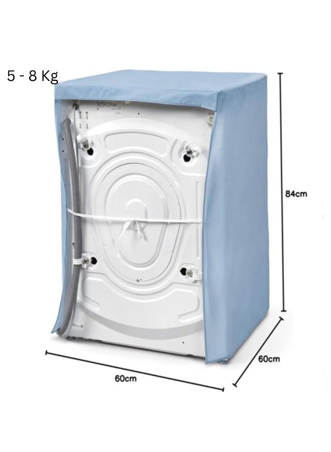 Rayen Front-Loading Washing Machine Cover – Waterproof & Dustproof – Scratch Protection – Fits 5–8 kg Washers – Size 84×60×60 cm - Image 2