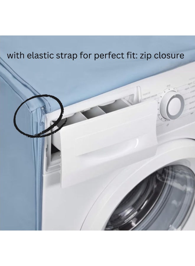 Rayen Front-Loading Washing Machine Cover – Waterproof & Dustproof – Scratch Protection – Fits 5–8 kg Washers – Size 84×60×60 cm - Image 4