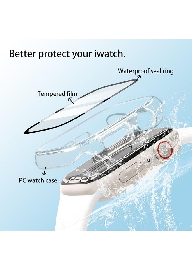 3-Pack Privacy case for HUAWEI WATCH FIT3,PC CASE Bumper Tempered Glass  Cover Scratch-Resistant Accessories - Image 3