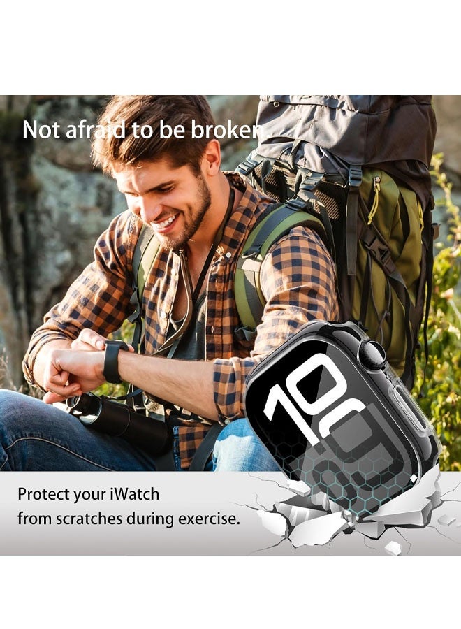 3-Pack Privacy case for HUAWEI WATCH FIT3,PC CASE Bumper Tempered Glass  Cover Scratch-Resistant Accessories - Image 5