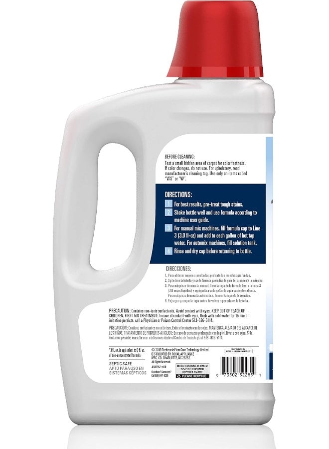 HOOVER Free & Clean Deep Cleaning Carpet ShampooConcentrated Machine Cleaner Solution50Oz Hypoallergenic FormulaWhite50 Fl Oz (Pack Of 1) - Image 2