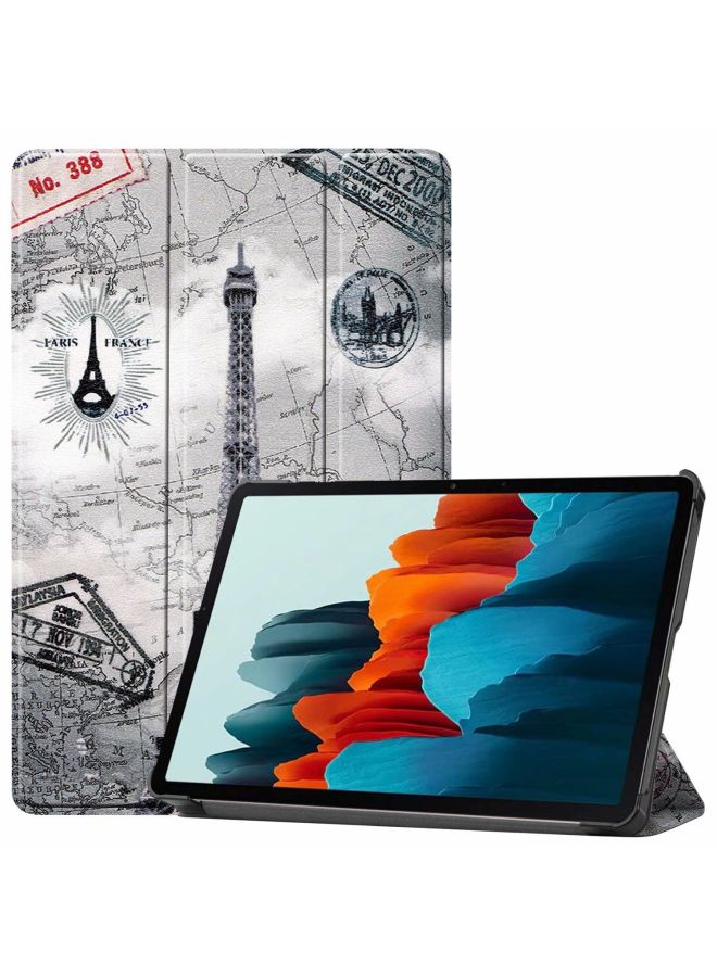 Suitable For 2025 New Samsung Tab S10fe Flat Panel Protective Cover S10plus 13.1 Inch Tri-fold Caster S10