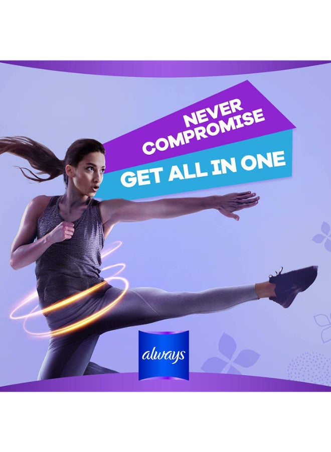 Always All In One Ultra Thin, Night Sanitary Pads With Wings, 16 Count Dual Pack - Image 2