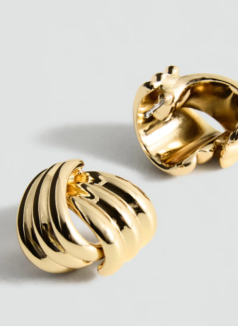 Mango  Intertwined knot earrings for Women | Best Price UAE