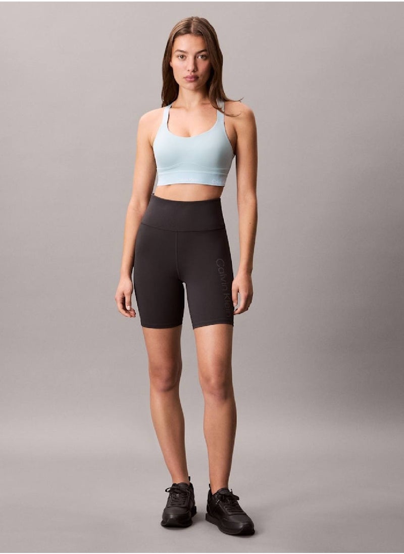 CALVIN KLEIN Women's High Support Sports Bra - Polyester Blend, Blue  - Image 4