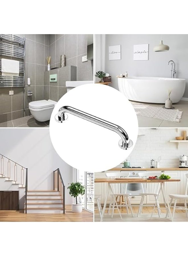 Stainless Steel Wall Mounted Support Grab Rail, Safety Handle for Bathroom and Home Use, Durable Support Bar for Added Stability, 40 cm - Image 1