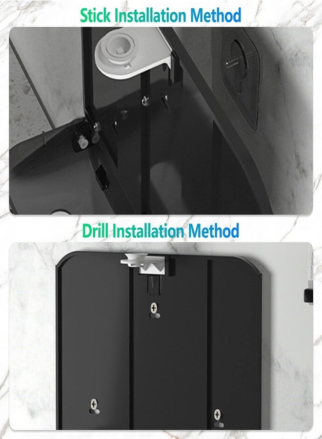 modunful Paper Towel Holder Wall Mount: Commercial Paper Towel Dispenser for Multifold/Trifold/c Fold Hand Paper Towel, Adhesive Paper Towel Holder No-Hole Installation 200 Sheets - Image 4