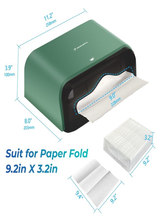 modunful Paper Towel Holder Wall Mount: Commercial Paper Towel Dispenser for Multifold/Trifold/c Fold Hand Paper Towel, Adhesive Paper Towel Holder No-Hole Installation 200 Sheets - Image 3