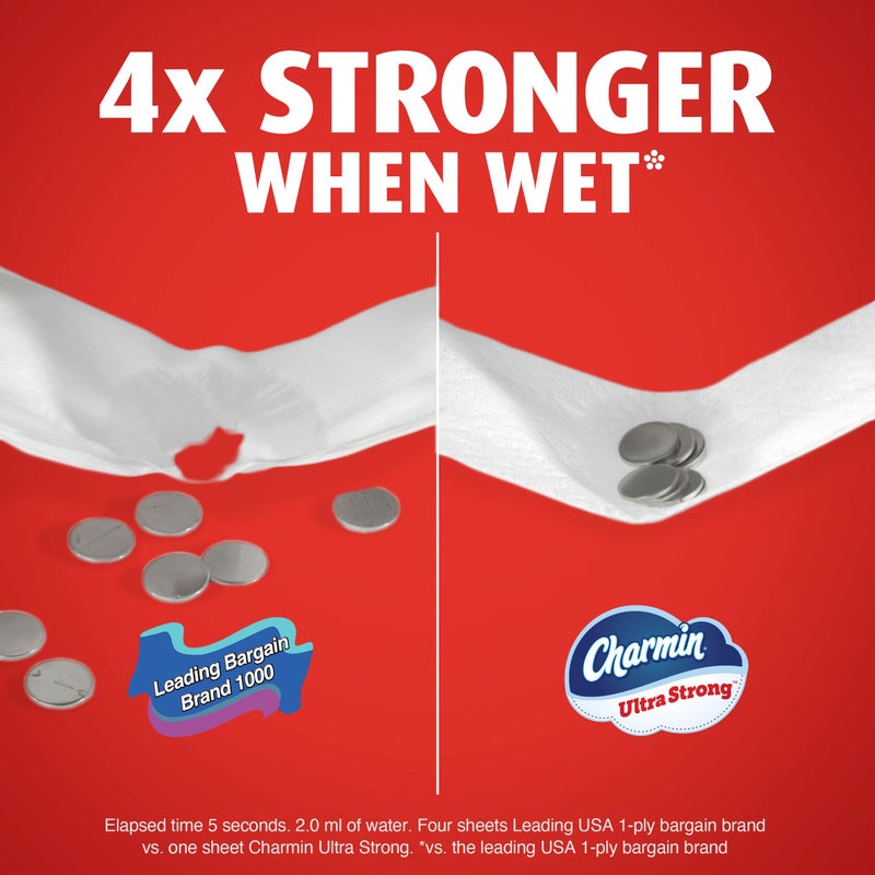 Charmin Ultra Strong Toilet Paper, 18 Mega XL Rolls = 108 Regular Rolls - Image 5
