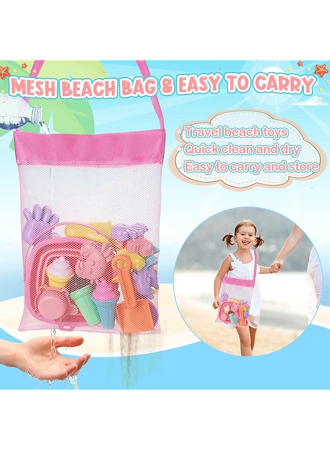 KASTWAVE Beach Toys Ice Cream Sand Toys For Toddlers With Collapsible Bucket And Shovels For Kids With Bag Travel Toys For Boys Baby Girls Age 3 4 5 6 7 8+ - Image 4