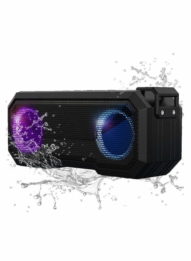 Excefore Portable Bluetooth Speaker,IPX7 Waterproof Wireless Speaker with 16W Loud Stereo Sound, Outdoor Speakers with Bluetooth 5.0, 12H Playtime  - Image 1
