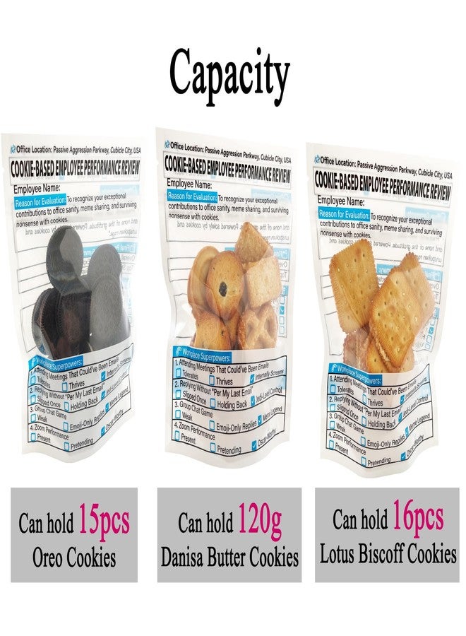 PHAWNGU Funny Employee Appreciation Gift Bags – Staff Party Favor Cookie Pouch (Empty) – Office Thank You Treat Bags for Coworkers, Boss, Admin, Team (40 Pack) - Image 4