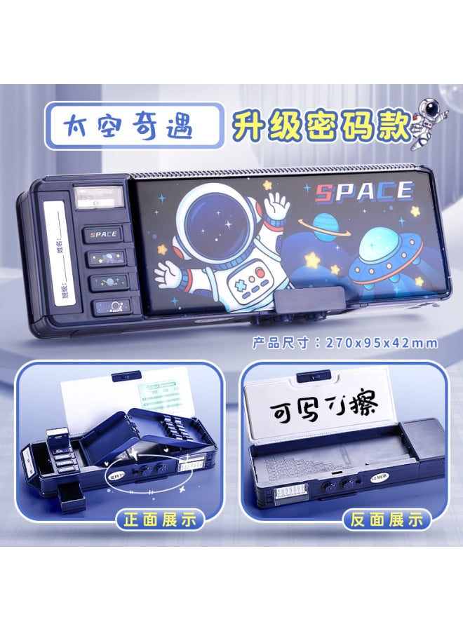 Kaba Bear Multifunctional Stationery Box Boys Boys Children Password Lock Pencil Box Toy Box Agency For Students - Image 1
