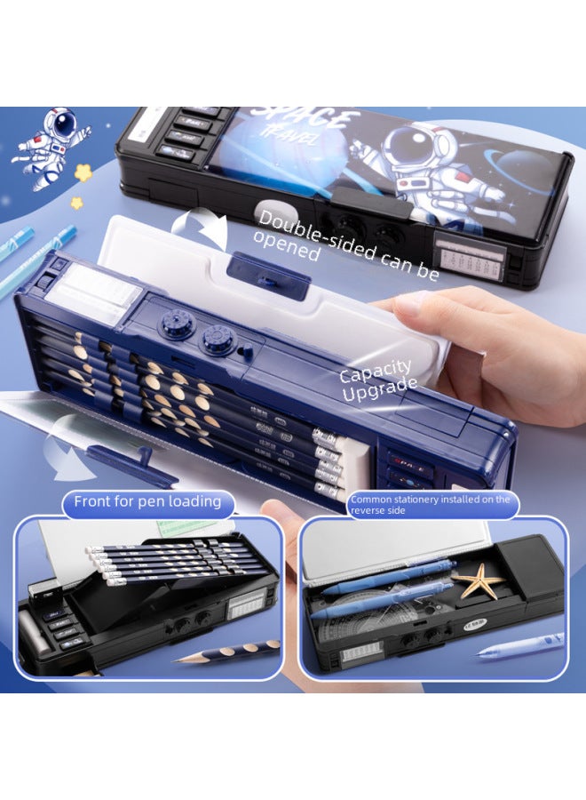 Kaba Bear Multifunctional Stationery Box Boys Boys Children Password Lock Pencil Box Toy Box Agency For Students - Image 4