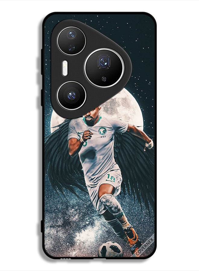 Covernex Huawei Pura 80 Pro Protective Case Cover Salem Al Dawsari Carrying Football - Image 1