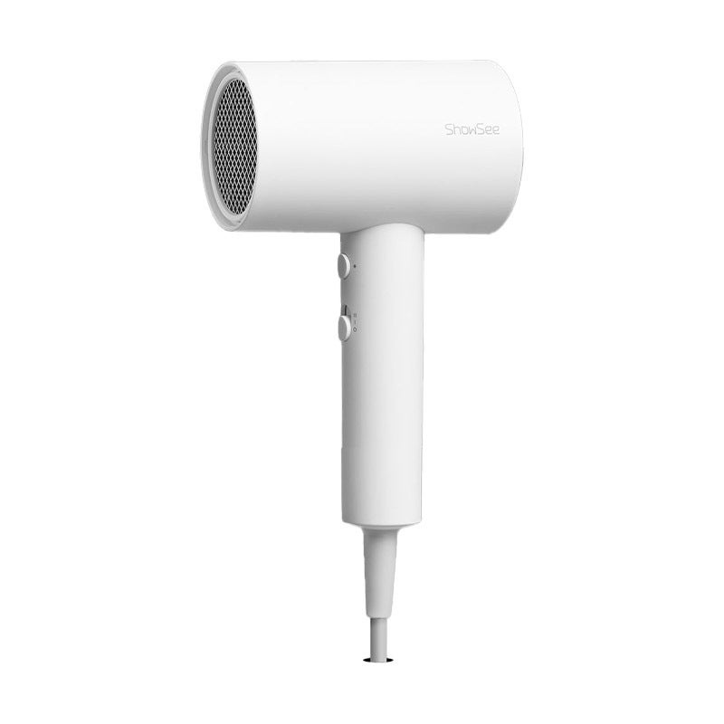 Quiet Hair Dryer with Negative Ions White