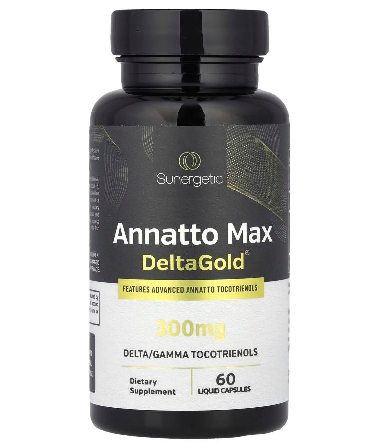 Sunergetic Annatto Max DeltaGold® 300 mg 60 Liquid Capsules