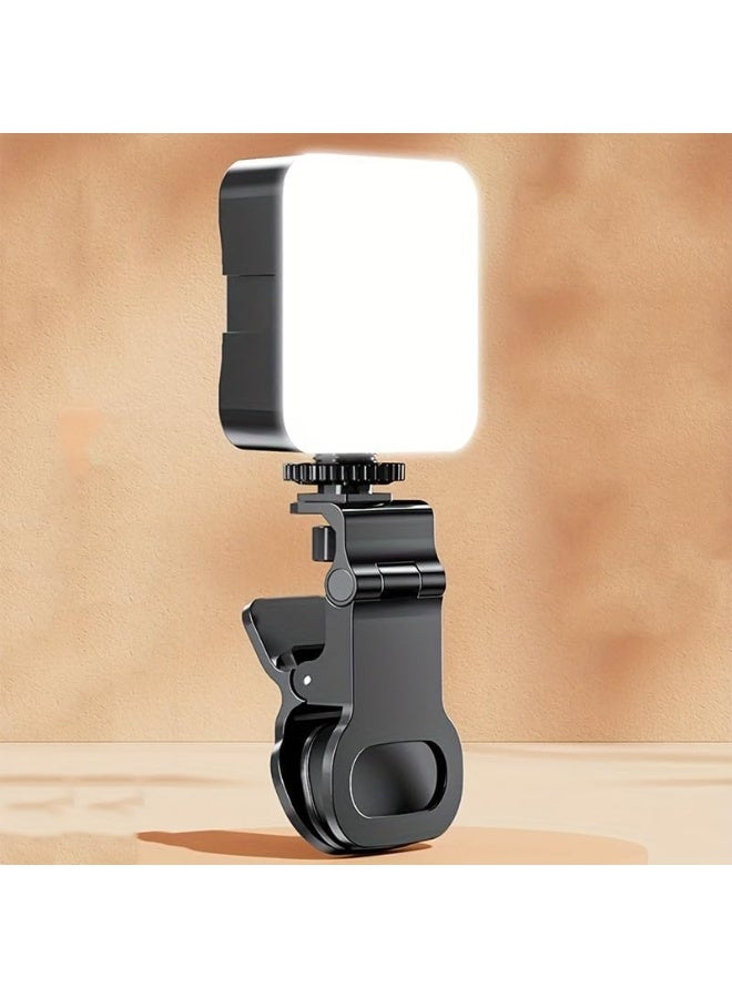 64 LED Rechargeable Selfie Ring Light – 7 Lighting Modes, Clip-On Mini Light for Phone, Laptop, Camera, TikTok & Video Calls - Image 3