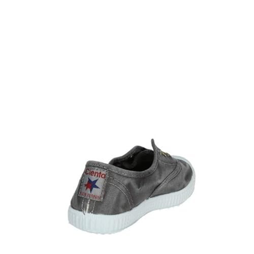 Cienta Kids Canvas Slip On Sneakers for Girls and Boys - Grey, 32 EU (1 M US Little Kid) - Image 3
