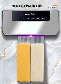 Beautiful Household Automatic Vacuum Sealer Food Packaging Machine Small Fresh-Keeping Machine Dry And Wet Compression Plastic Sealing Machine  - Image 1