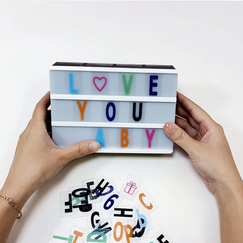 Colour Card Light Box, Create Messages or Reminders, 30.48 cm, Battery Powered - Image 2