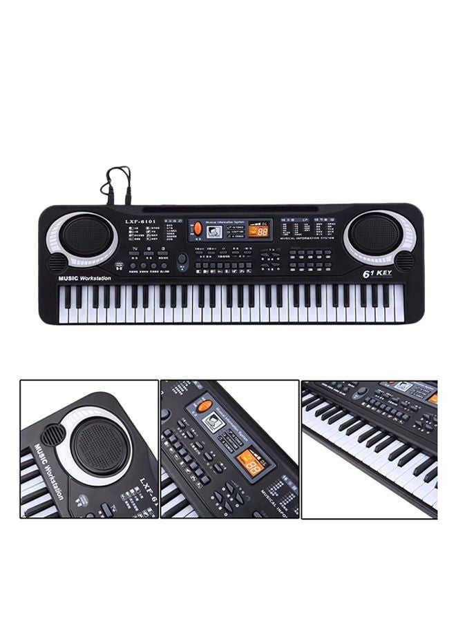 Unique 61 Keys Digital Electric Piano With Microphone Portable Electronic Keyboards Set - Image 2