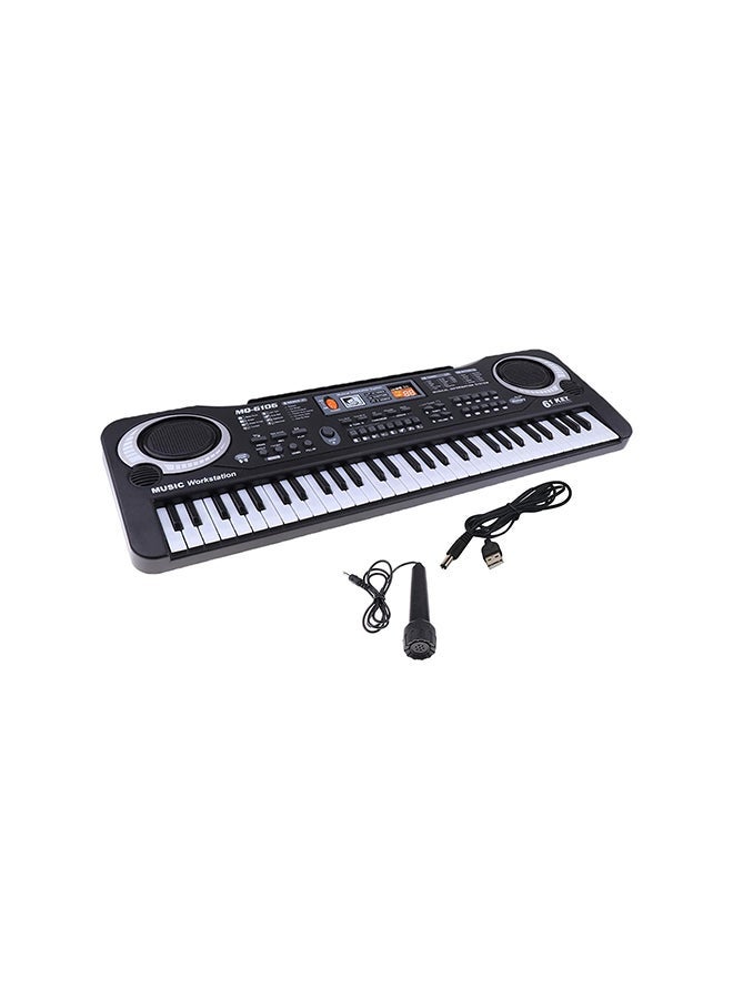 Unique 61 Keys Digital Electric Piano With Microphone Portable Electronic Keyboards Set - Image 5