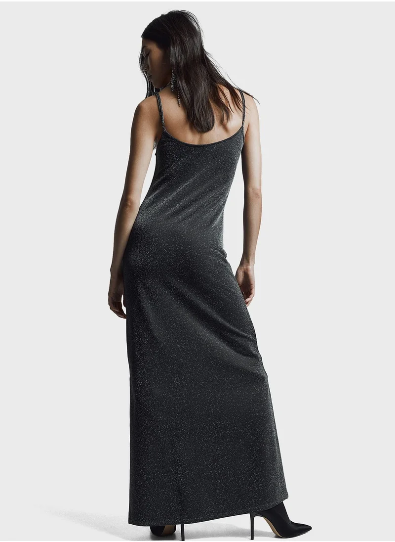 H&M Shimmer Strappy Dress