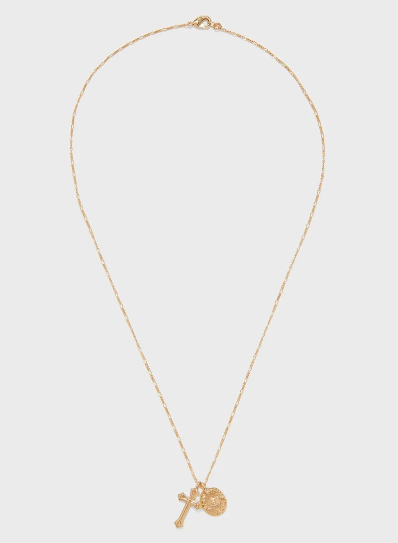 FOREVER 21 Pendant Layered Necklace