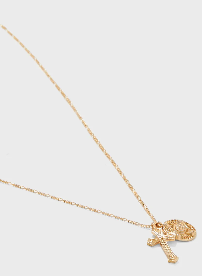 FOREVER 21 Pendant Layered Necklace