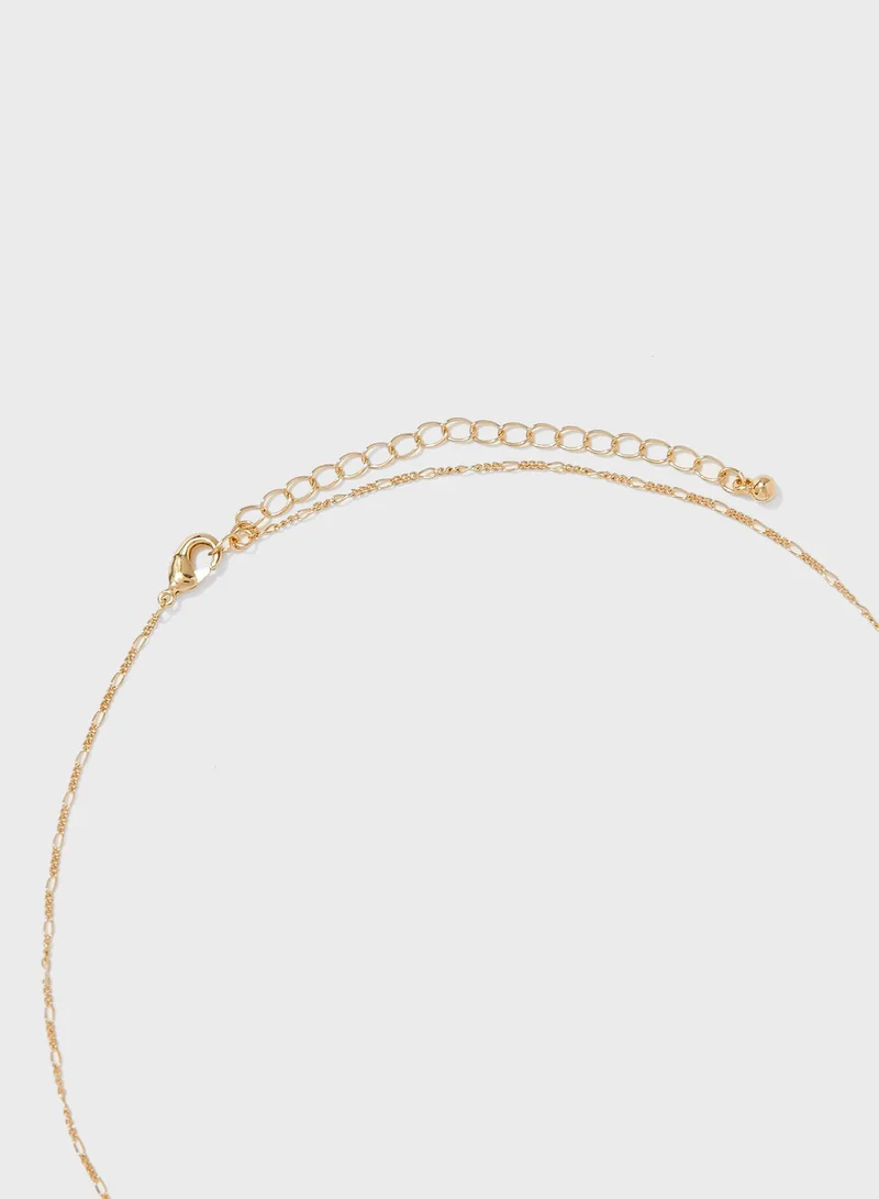 FOREVER 21 Pendant Layered Necklace