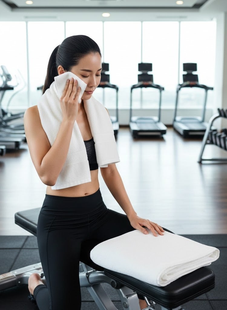 جلوبال ستار مناشف جلوبال ستار القابلة للاستخدام لمرة واحدة – 3 أحجام (25×30 سم، 50×100 سم، 80×160 سم) | ناعمة، ماصة وصحية | للوجه، الشعر والجسم - Image 5