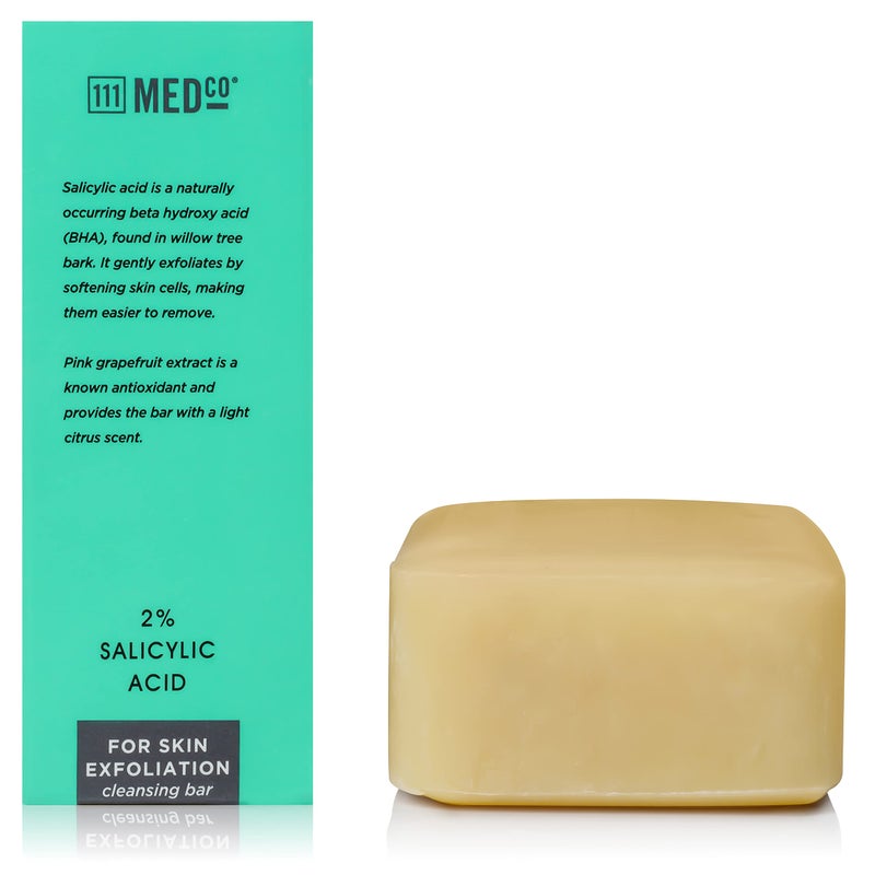 111MedCo 2% Salicylic Acid Cleansing 4oz. Medicated Soap Bar - Image 4