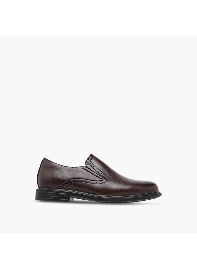 DUCHINI Men's Textured Slip-On Loafers - Image 3