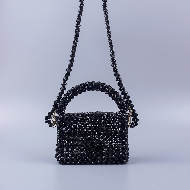 New Creative Acrylic Multi-Color Hand Beaded Women'S Bag Fashion Casual All-Match Woven Crossbody Evening Bag - Image 5