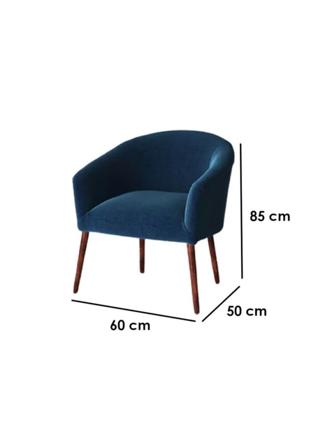 ريترو كرسي مودرن 70سم – أزرق - Image 3