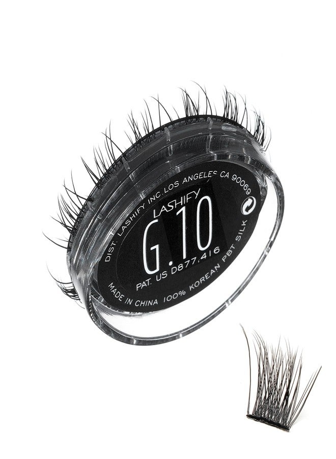 Lashify Gemini 10mm Gossamer Lashes in Black, Easy DIY False Lashes for a Voluminous, Wispy and Playful Look - Image 1