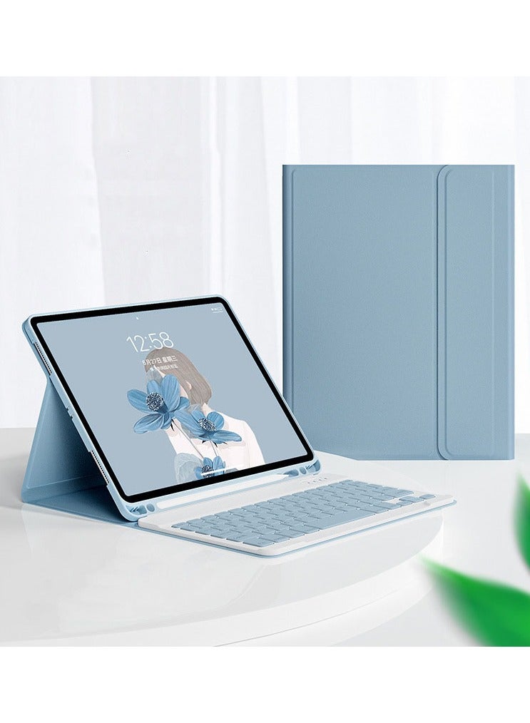 عام غطاء جالاكسي تاب S10 FE 10.9 إنش مع لوحة مفاتيح - لوحة مفاتيح مغناطيسية قابلة للفصل مع حامل القلم S لتابلت جالاكسي تاب S10 FE