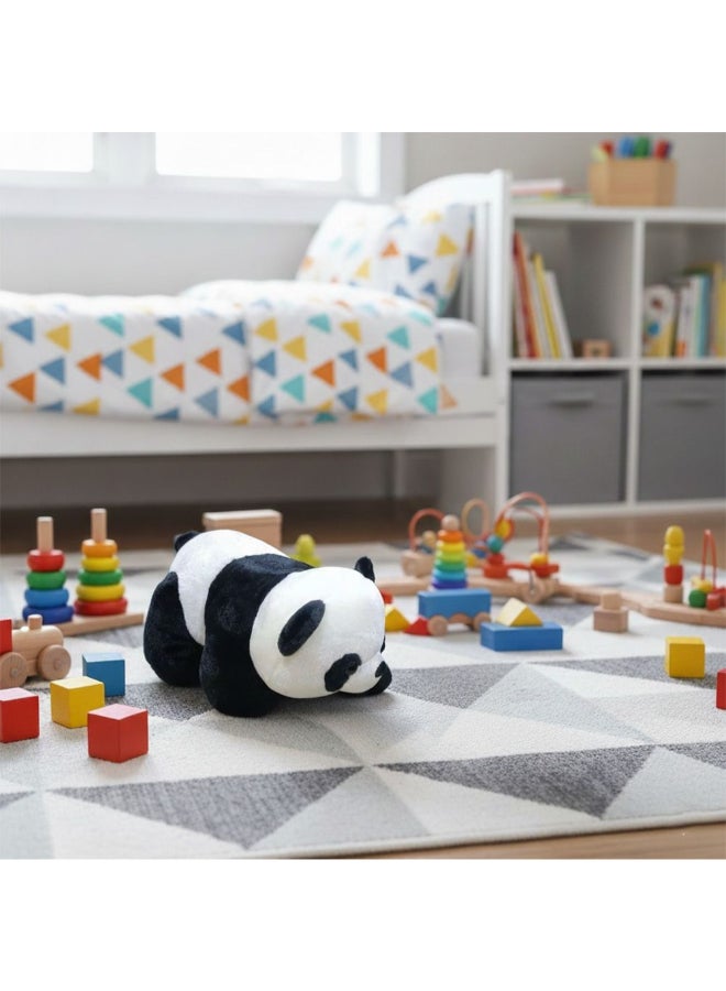 DANUBE HOME 27 cm Black & White Panda Plush Soft Toy – Cute Stuffed Animal, Huggable Plush Panda, Great Gift for Toddlers & Children - Image 2