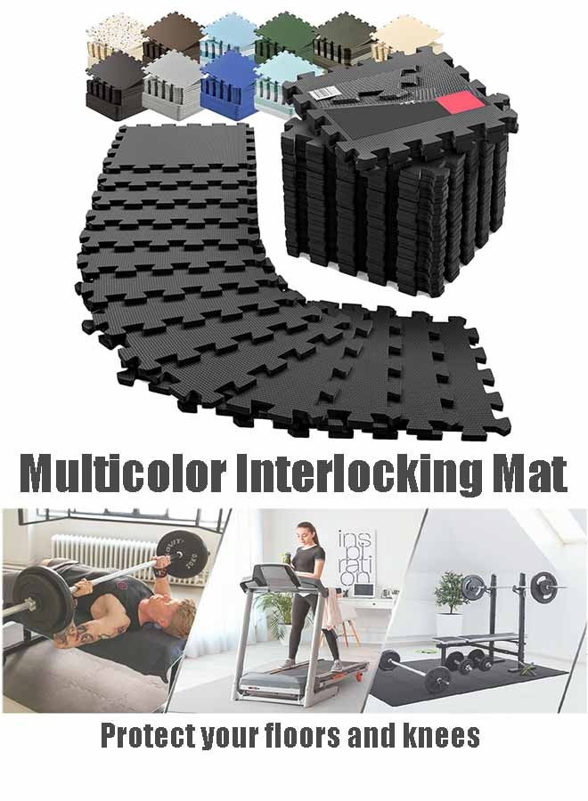 Baby Play Mats, Puzzle Foam Floor Mats, Exercise Yoga Mats, Interlocking EVA Soft Foam Floor Mats - Image 1