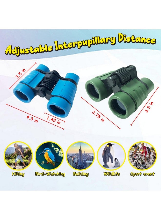ESSENSON Binoculars for Kids Toys Gifts for Age 3-12 Years Old Boys Girls Kids Telescope Outdoor Toys for Sports and Outside Play Hiking, Bird Watching, Travel, Camping, Birthday Presents (Set of 2) - Image 2