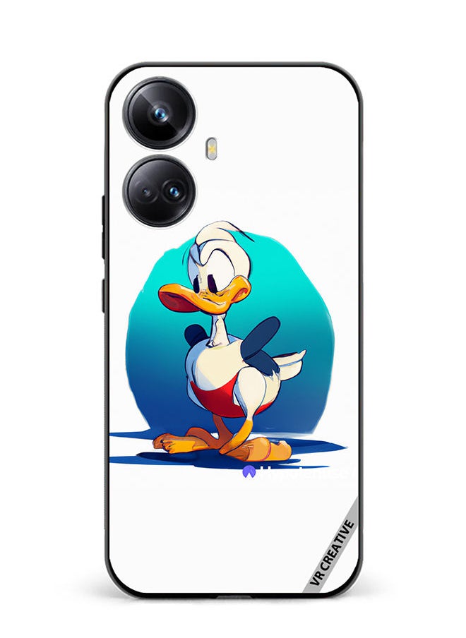Protective Case Cover For Realme 10 Pro Plus Donald Duck Design Multicolour