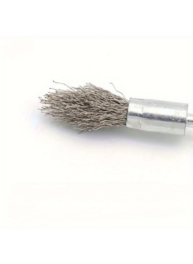Heavy Duty Steel Wire Brush 1pc Flexible Bristles Ergonomic Handle Universal Diesel Engine Grinding Tool - Image 5