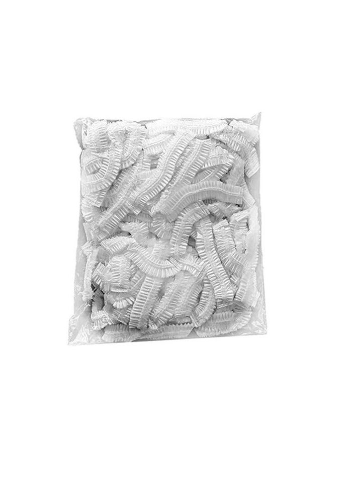 بروماس قبعة استحمام - للاستعمال مرة واحدة 100 قطعة شفاف 8X6X2 سم - Image 1