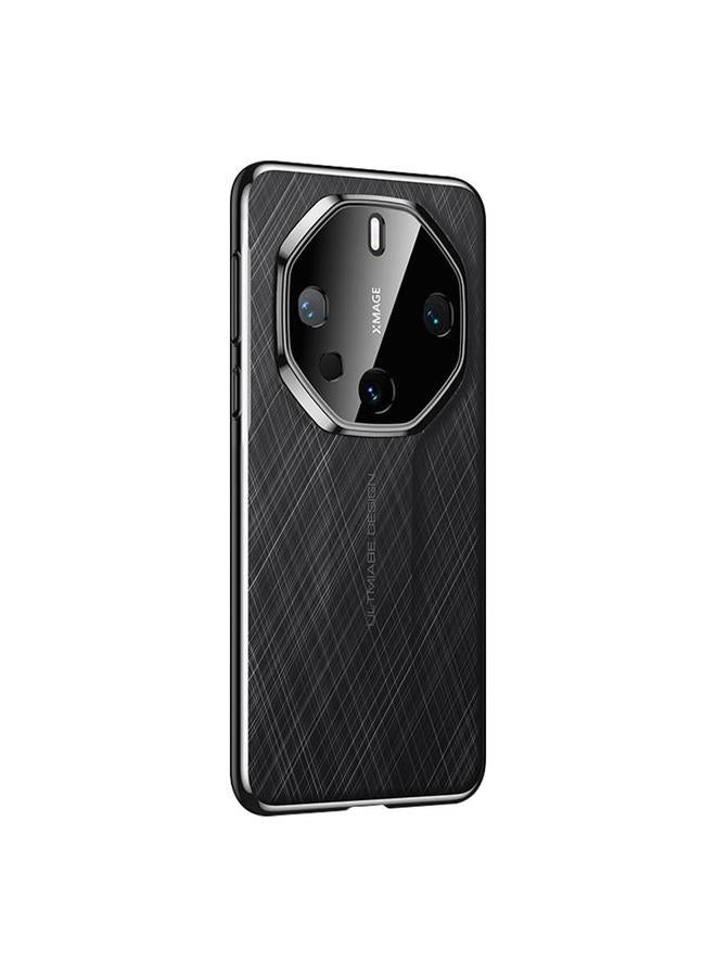 Zaboon Case For Huawei Mate 60 RS Ultimate Imitation Ultimate Design Plain Leather Paint PC Phone Case - Image 1