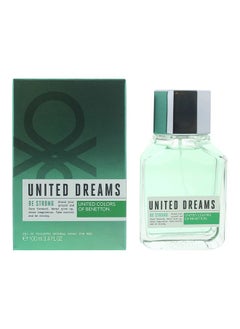 UNITED COLORS OF BENETTON United Dreams Eau de Toilette Spray for Men, Be Strong, 3.4 Ounce  - Image 1