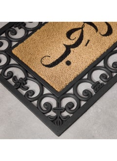 Home Box Marhaba Moulded Coir and Rubber Doormat 75 x 45 cm  - Image 3